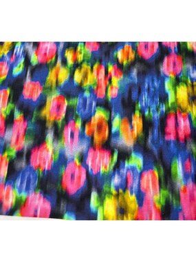 Mood Designer Fabric Digital Floral Print Cotton Blend 1/2 yard x 45"